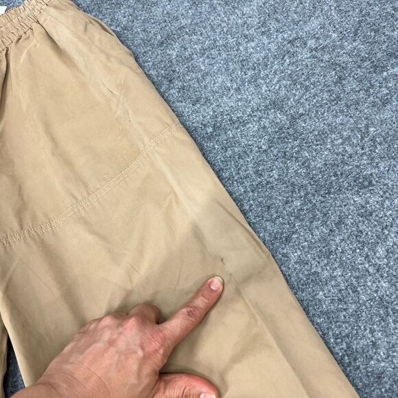 Forever 21 Jogger Womens M Medium Khaki Elastic Waist Drawstring High Rise *READ - Picture 7 of 15